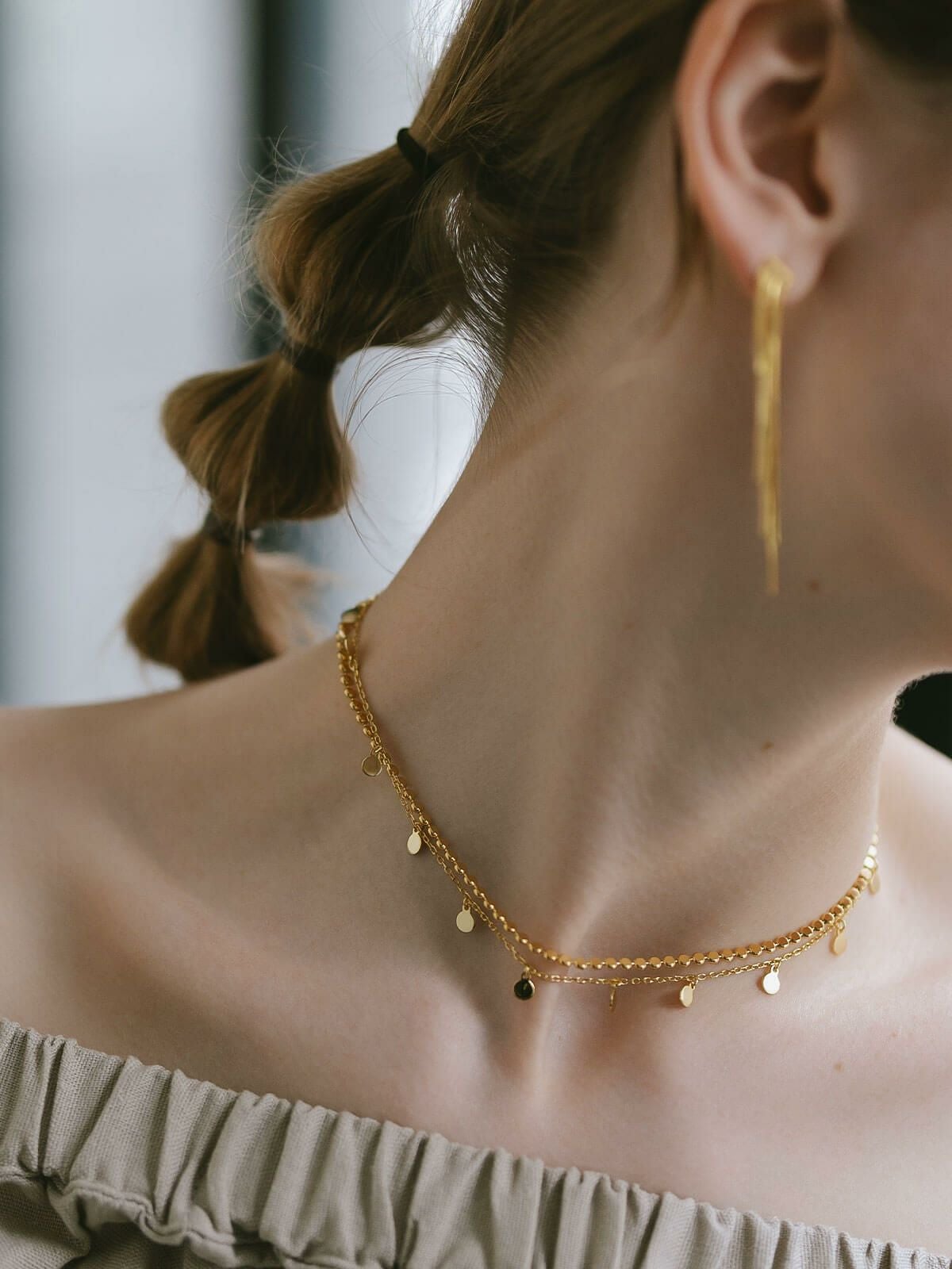 チョーカー ネックレス チェーン レディース メンズ カジュアル シンプル アレルギー 対応 【veliala-nk ヴェリアラ】 18金仕上げ ネックレス チェーンだけ 20代 30代 40代 50代 シルバー ゴールド ネックレス 普段使い 大人 シルバー925 シルバーチェーン