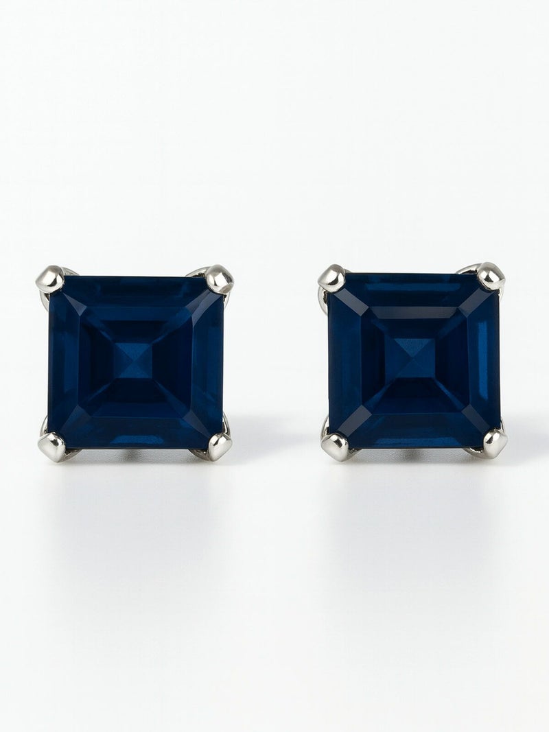 ピアス サファイヤ ブルー レディース プラチナ ブランド