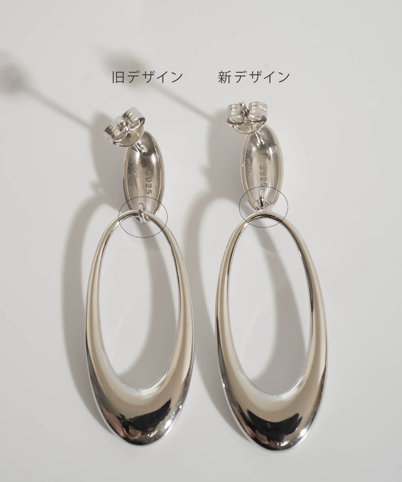 揺れるシンプルなレディースピアス ゴールド大ぶりピアス ブランド