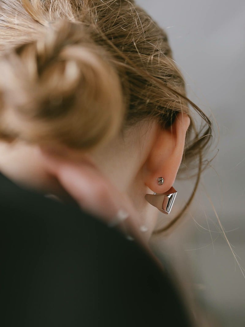 大ぶり ピアス レディース シンプル 大きめ ブランド【mirava ミラヴァ】