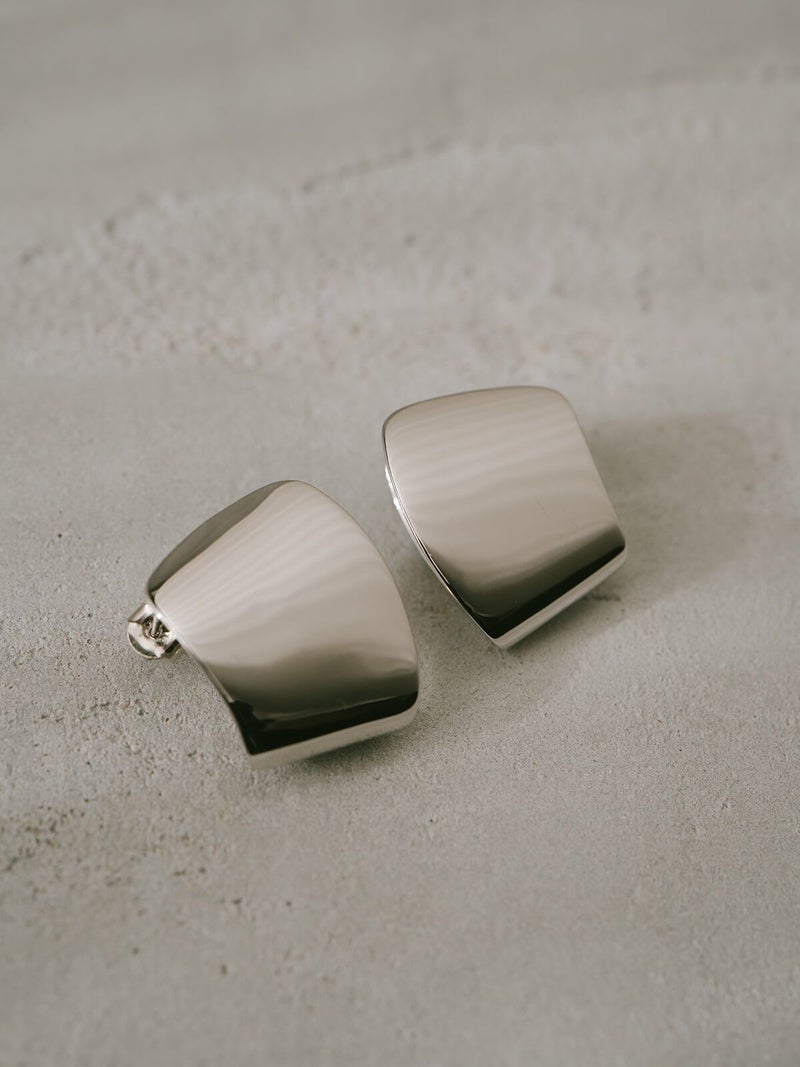 大ぶり ピアス レディース シンプル 大きめ ブランド【mirava ミラヴァ】