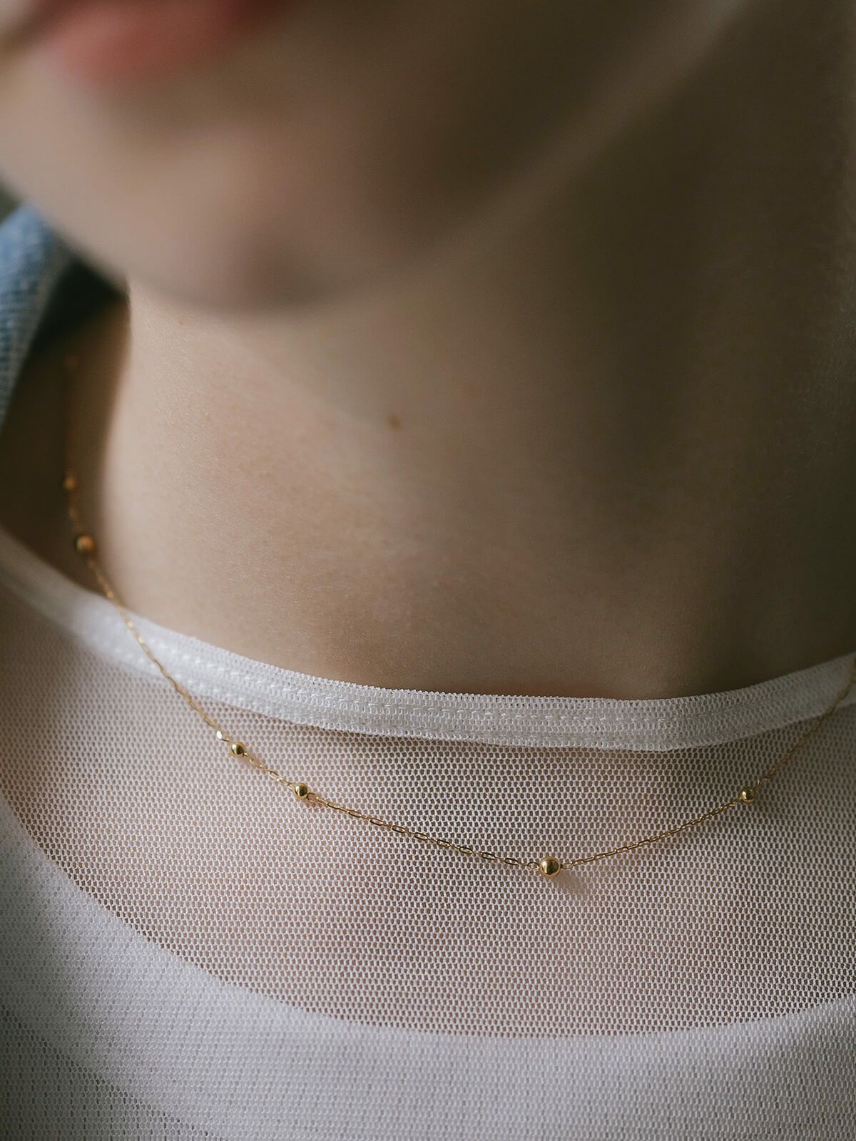 18K ゴールド ネックレス チェーン レディース 【ariadne-orbis