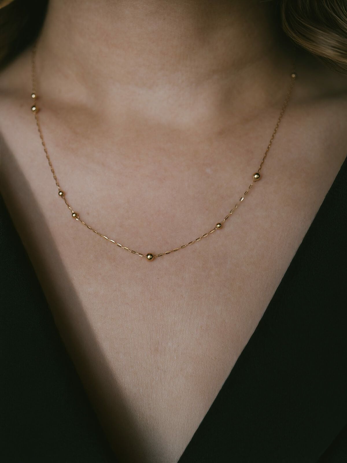 18K ゴールド ネックレス チェーン レディース 【ariadne-orbis