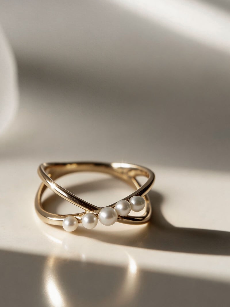 パール リング おしゃれ レディース 10k 指輪 【cruvia クラヴィア】 真珠 淡水 レディース アレルギー対応 シンプル 指輪 冠婚葬祭 普段使い 淡水真珠 淡水パール 真珠指輪 パール指輪 きれいめ フォーマル アクセサリー ジュエリー 大人可愛い