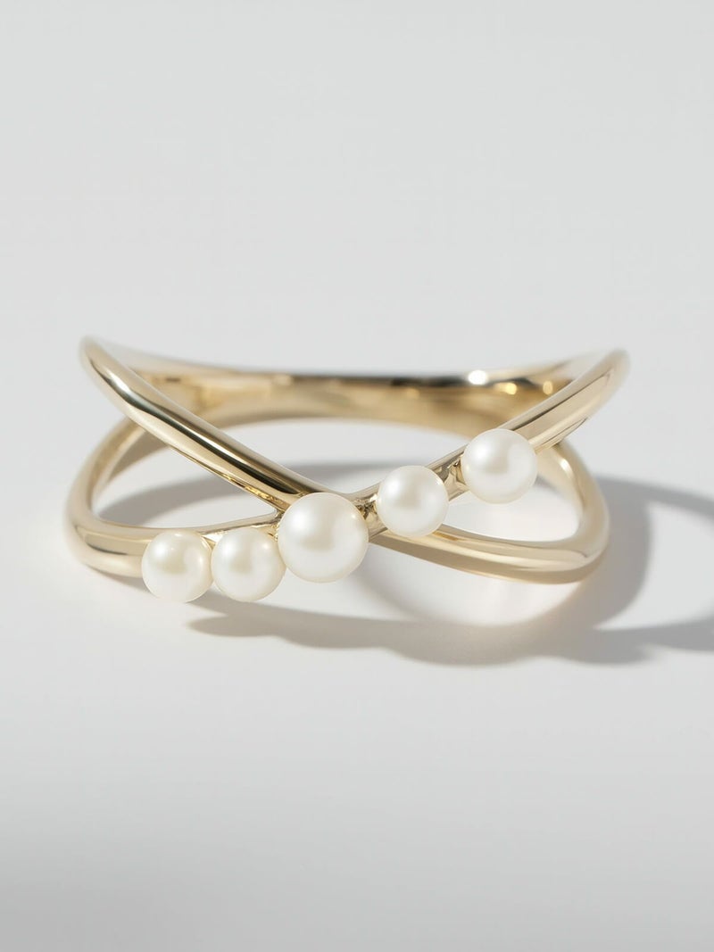 パール リング おしゃれ レディース 10k 指輪 【cruvia クラヴィア】 真珠 淡水 レディース アレルギー対応 シンプル 指輪 冠婚葬祭 普段使い 淡水真珠 淡水パール 真珠指輪 パール指輪 きれいめ フォーマル アクセサリー ジュエリー 大人可愛い