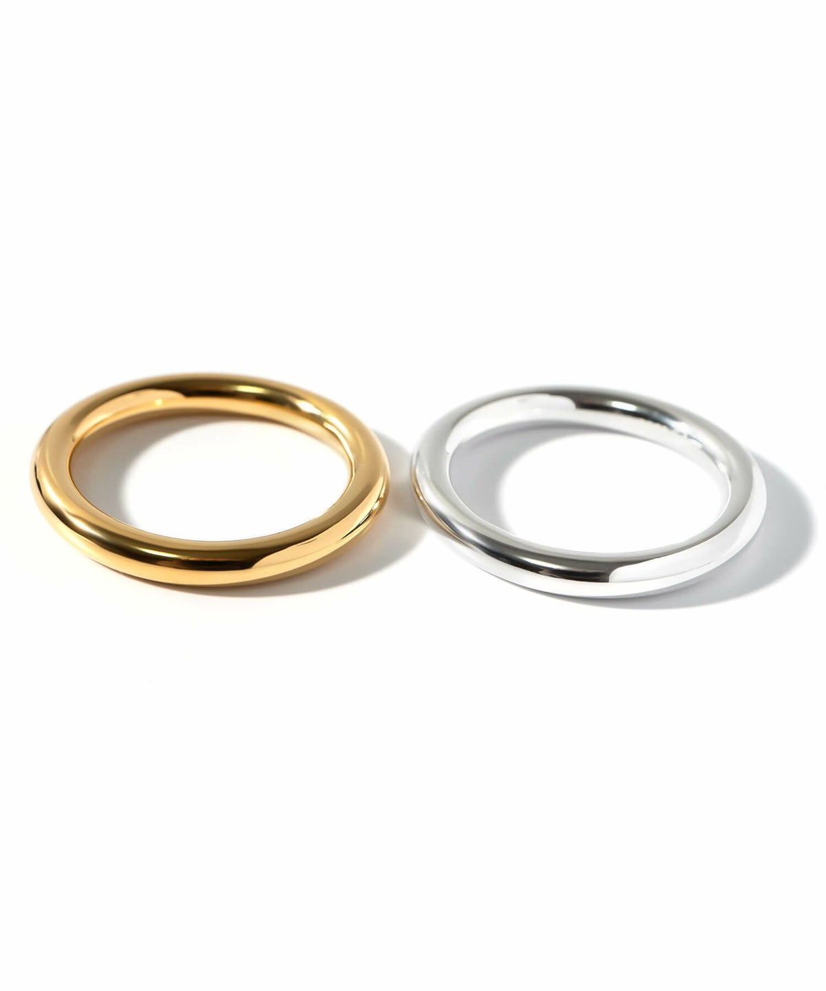 指輪 レディース シルバー リング 925 シルバーリング 【AUREOLA アウレオラ3mm】重ね付け 人差し指 中指 親指 金属アレルギー 対応 つけっぱなし おしゃれ ゴールド ラウンド 丸 シンプル レディースジュエリー アクセサリー プレゼント ギフト