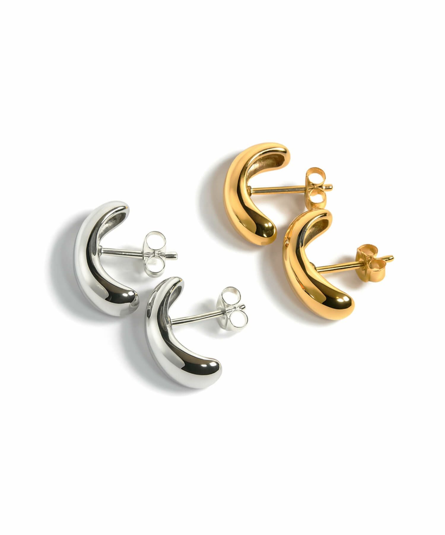 Chubby Curve Bar Earrings CUULA -キューラ- | Ops.(オプス)公式ストア