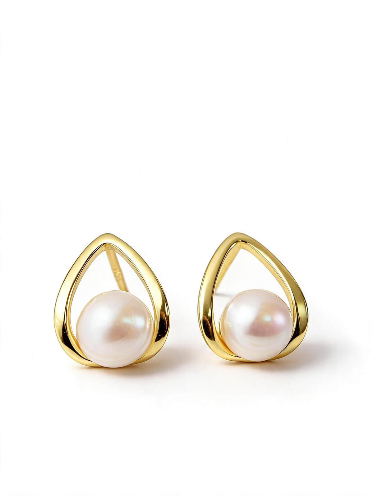 パール ピアス 一粒 ドロップ ぶら下がり シルバー925 金属アレルギー対応 フープ 【arne アルネ】 ドロップピアス 18k 仕上げ ピアス 真珠 普段 使い シルバー ゴールド ニッケルフリー シンプル ギフト プレゼント 女性 誕生日 クリスマス バレンタイン