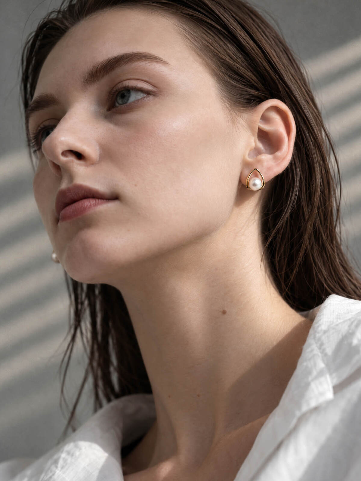 パール ピアス 一粒 ドロップ ぶら下がり シルバー925 金属アレルギー対応 フープ 【arne アルネ】 ドロップピアス 18k 仕上げ ピアス 真珠 普段 使い シルバー ゴールド ニッケルフリー シンプル ギフト プレゼント 女性 誕生日 クリスマス バレンタイン