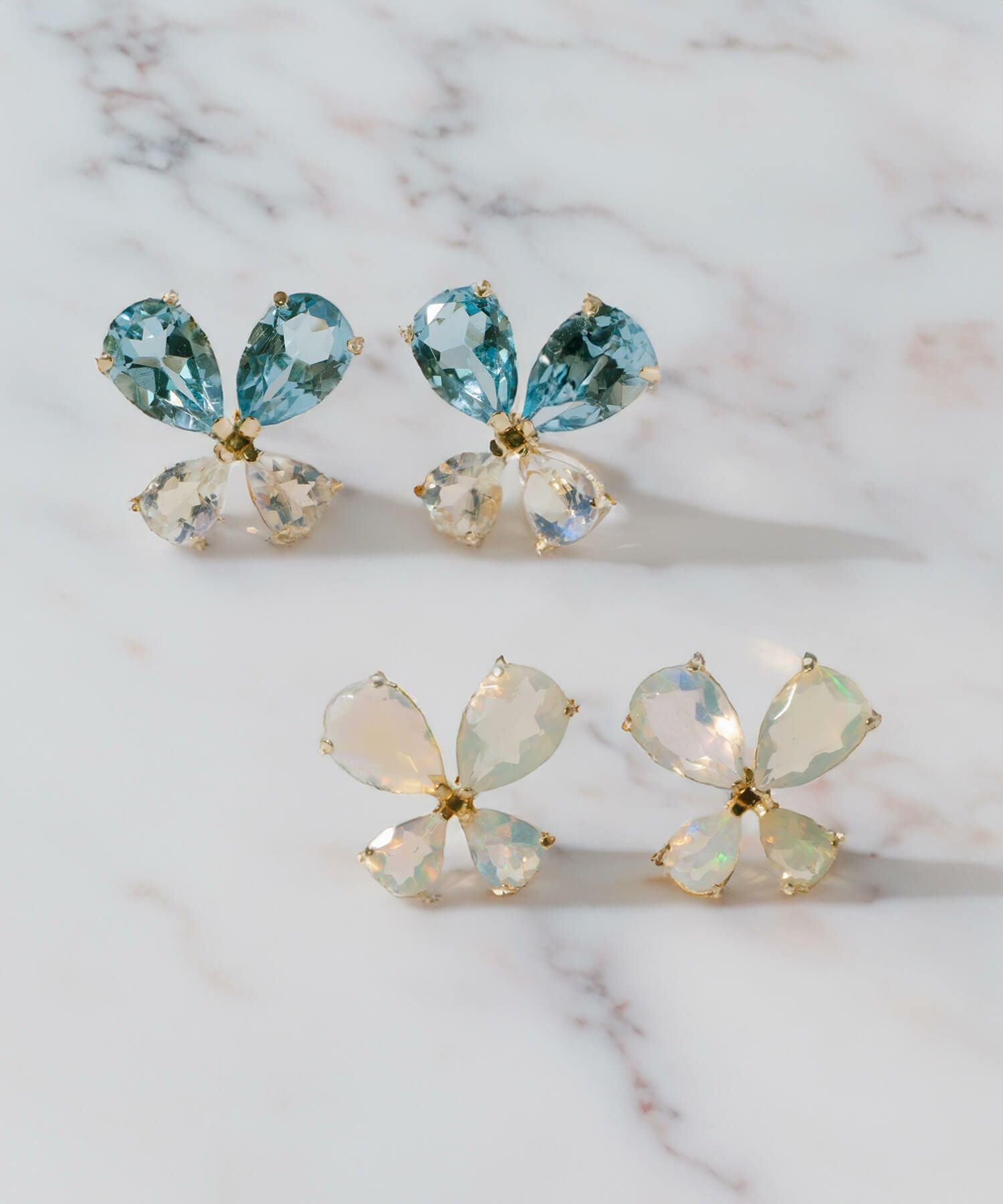 蝶 ピアス 10K 金属アレルギー 対応 【terra-papillon テラ・パピロン