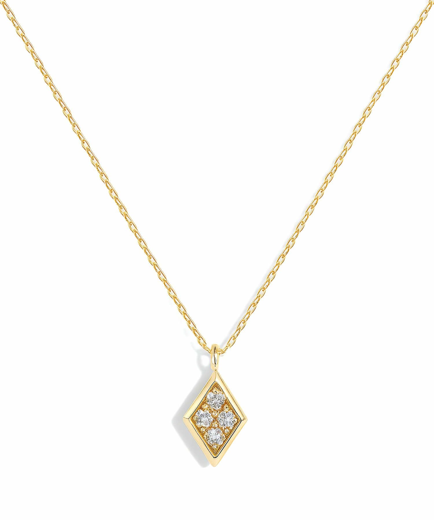 K18 ダイヤモンド ネックレス 【Diova ディオヴァ】 0.1ct ダイヤ