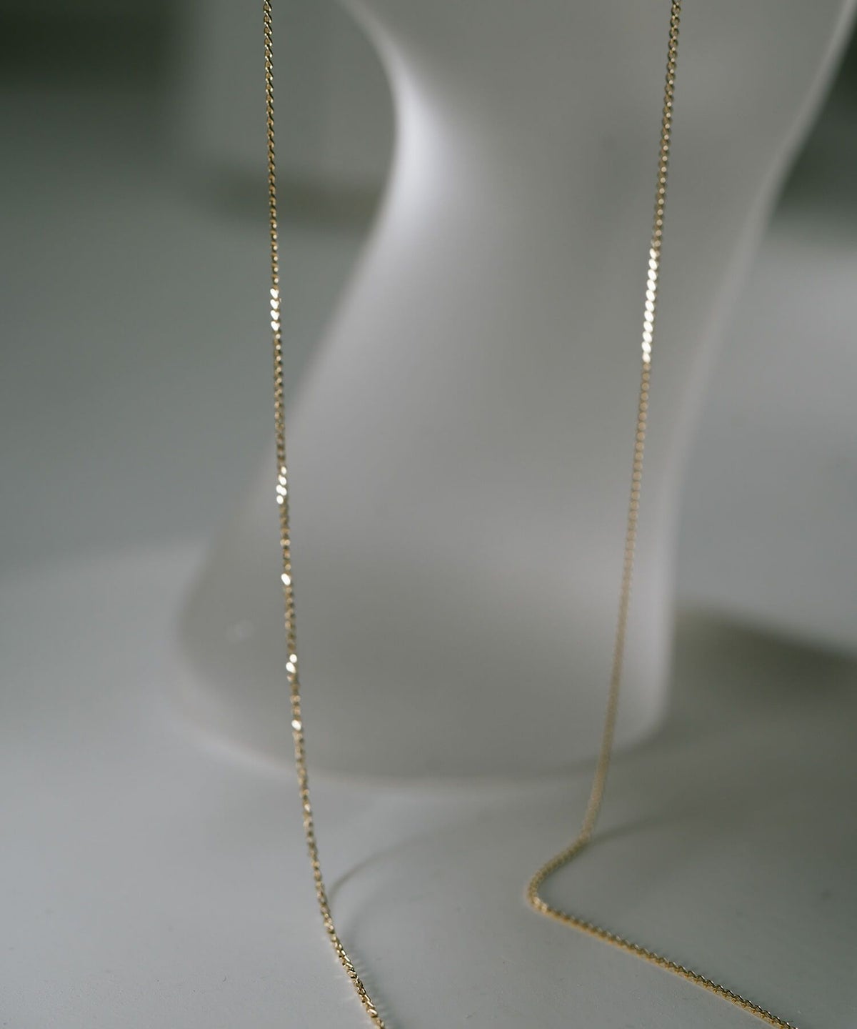18金 ネックレス レディース  チェーン シンプル スキンジュエリー