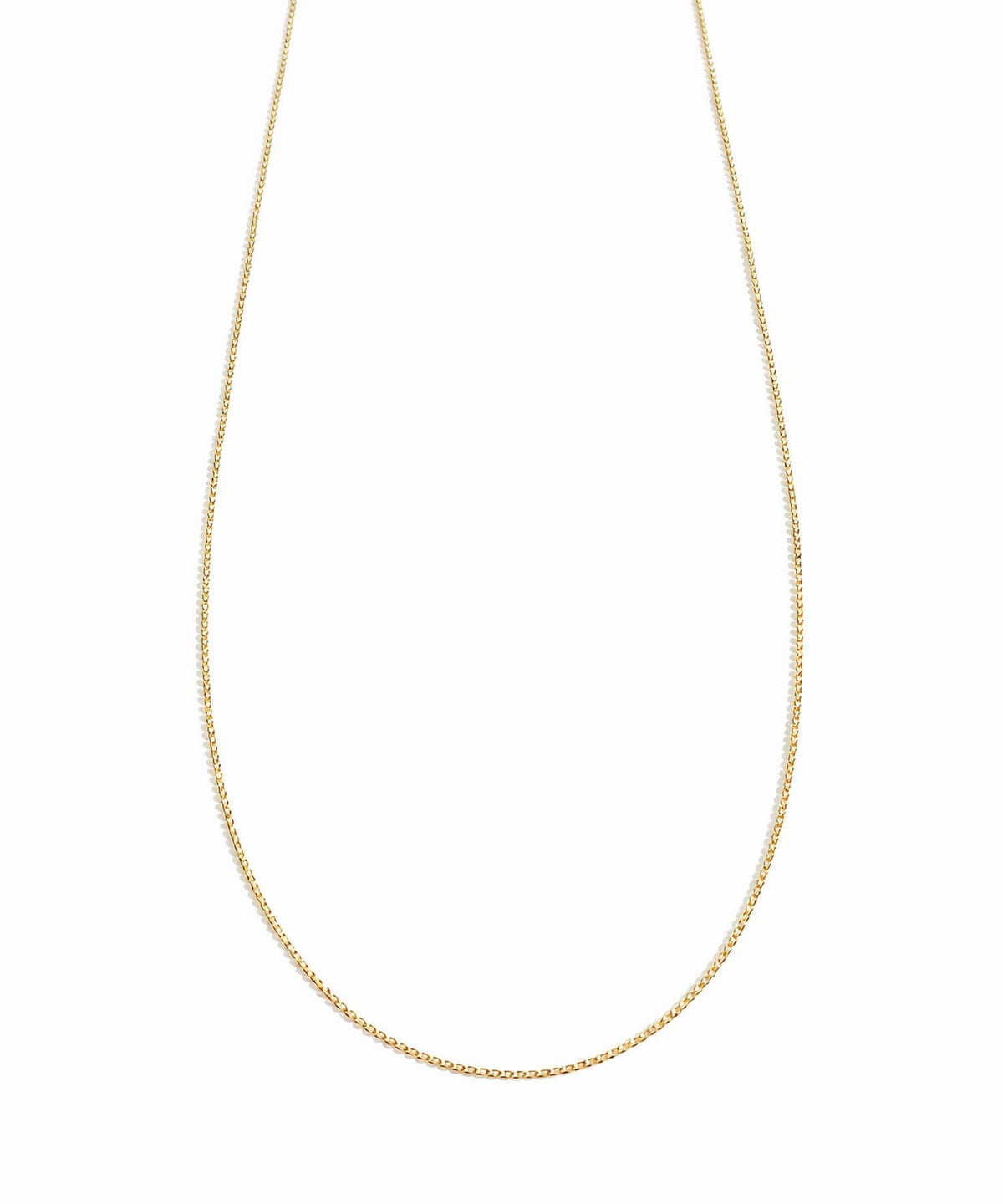 18金 ネックレス レディース  チェーン シンプル スキンジュエリー