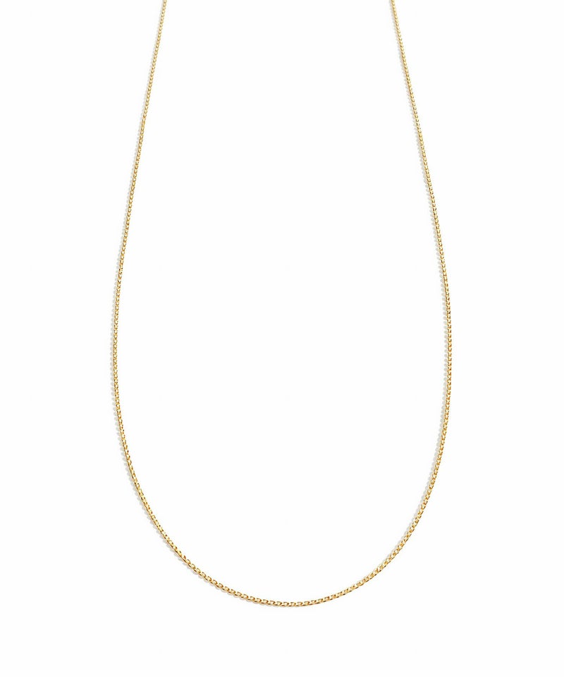 18金 ネックレス レディース  チェーン シンプル スキンジュエリー