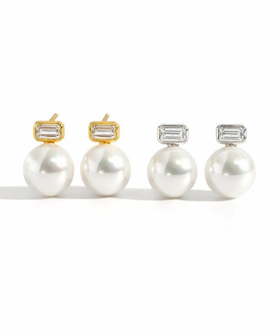 パール ピアス 一粒 10mm シルバー925 金属アレルギー対応 【cadrea 