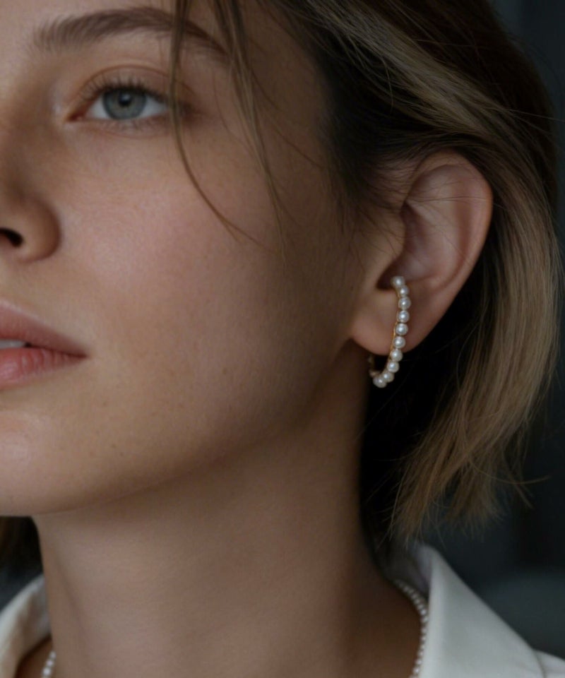 パール　ピアス 大ぶり　卒業式　入学式　セレモニー レディース