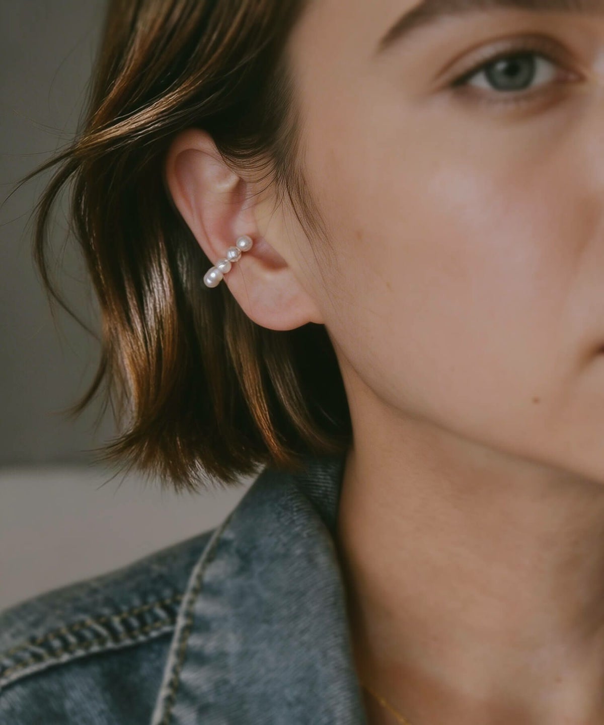 パール イヤーカフ レディース カジュアル フォーマル セレモニー