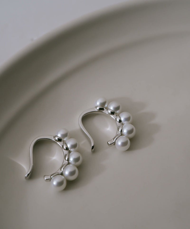 パール イヤーカフ レディース カジュアル フォーマル セレモニー
