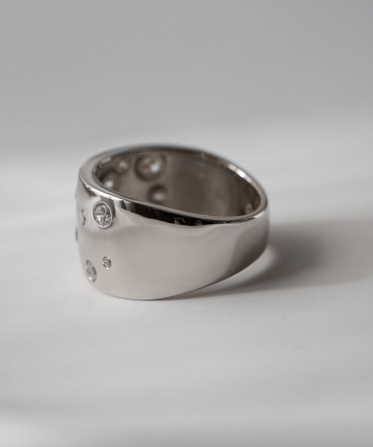 シルバー925 ワイド リング 大ぶり シンプル