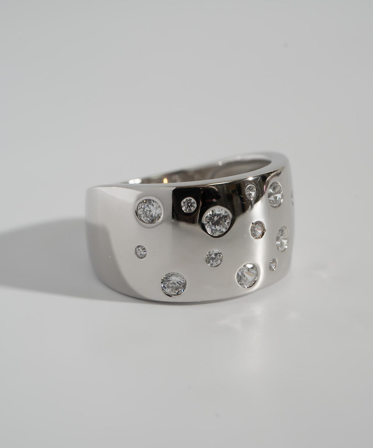 シルバー925 ワイド リング 大ぶり シンプル