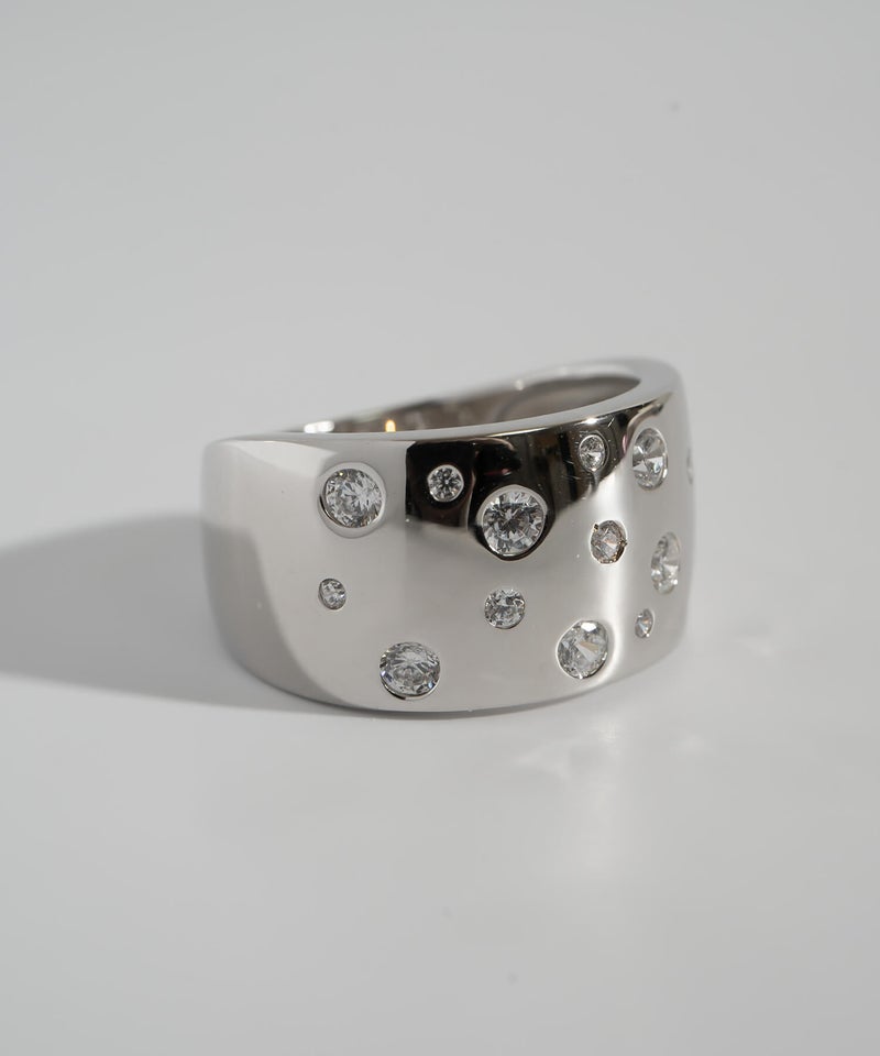 シルバー925 ワイド リング 大ぶり シンプル