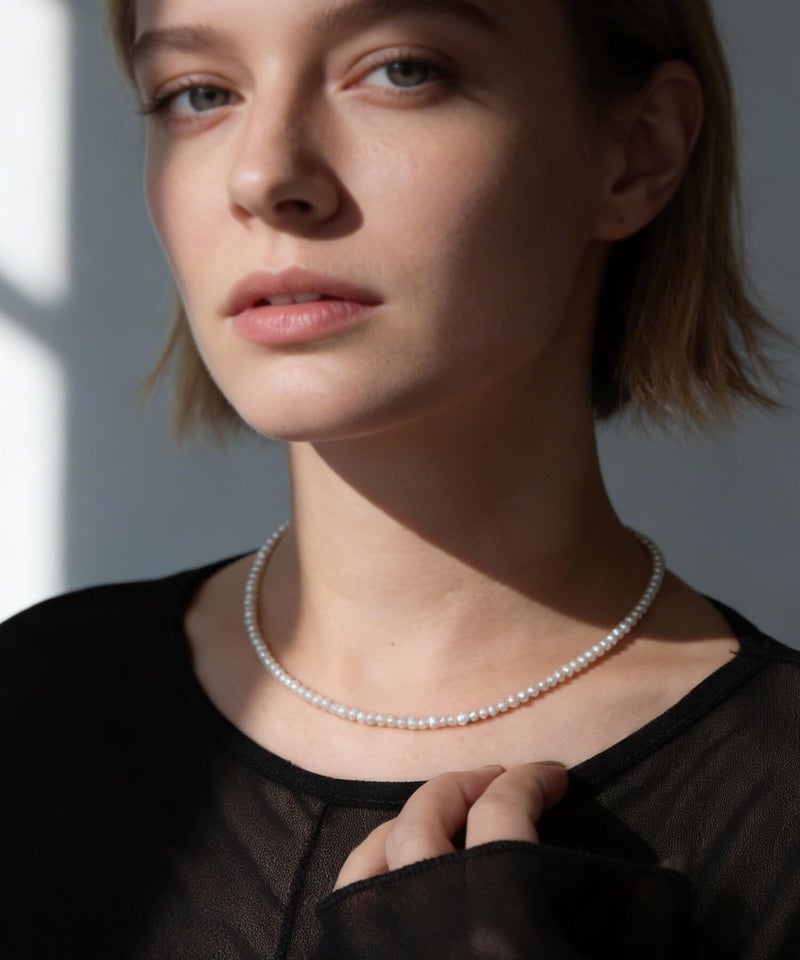 パールネックレス　レディース バロックパール 40cm