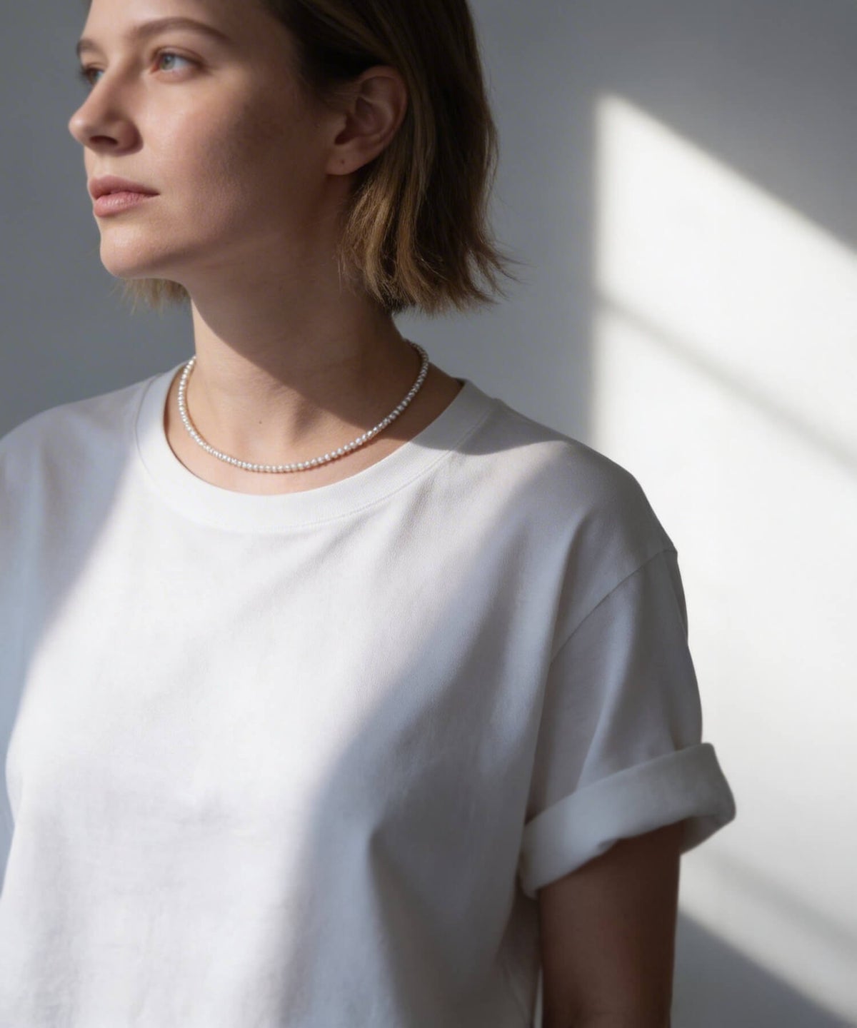 パールネックレス　レディース バロックパール 40cm