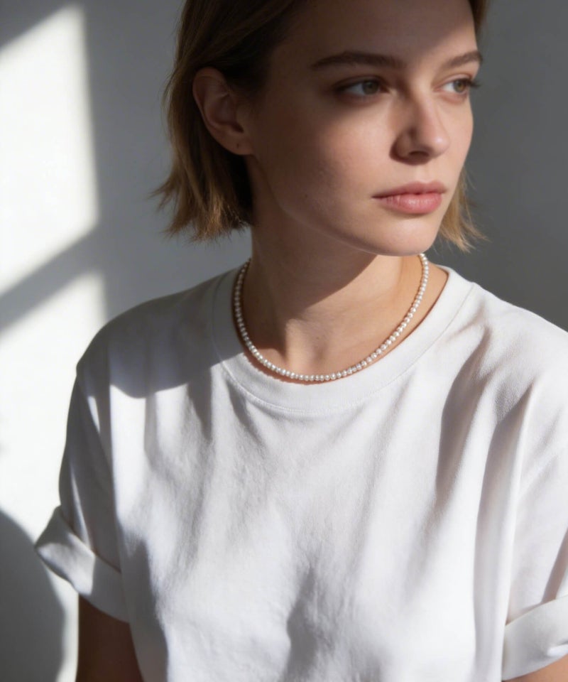 パールネックレス　レディース バロックパール 40cm