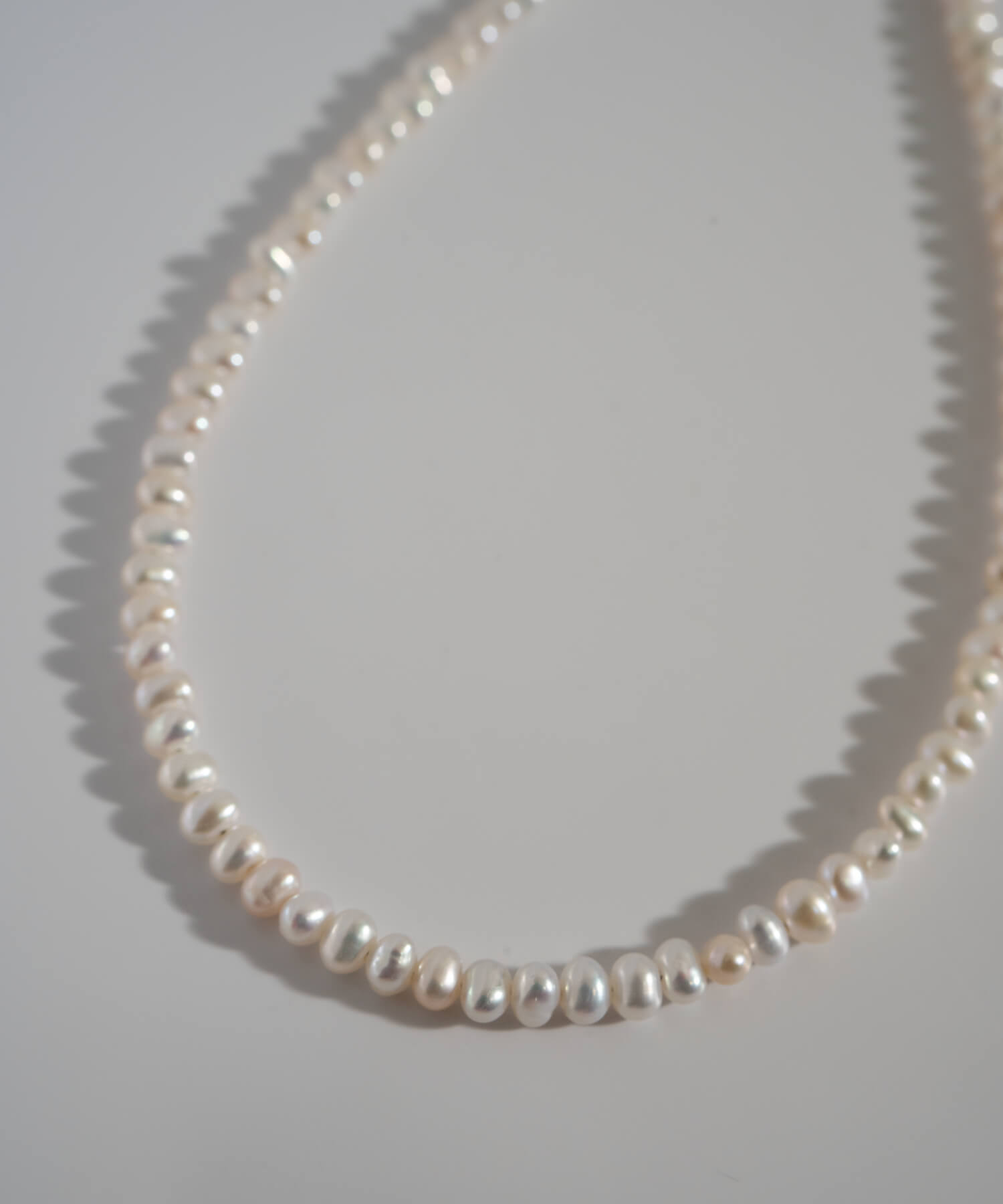 パール ネックレス 35cm+5cm レディース シンプル 【perle-orria