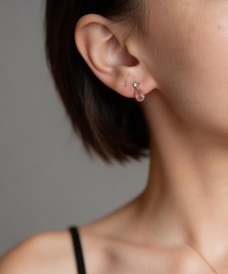 天然石 ピアス 小ぶり 可愛い　小さめ　オフィス