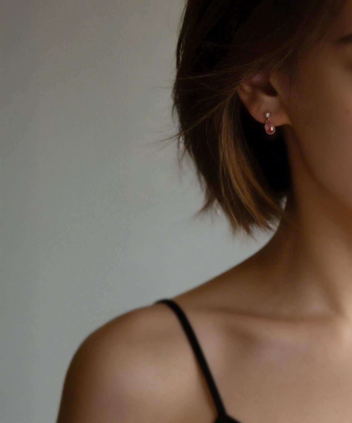 天然石 ピアス 小ぶり 可愛い　小さめ　オフィス