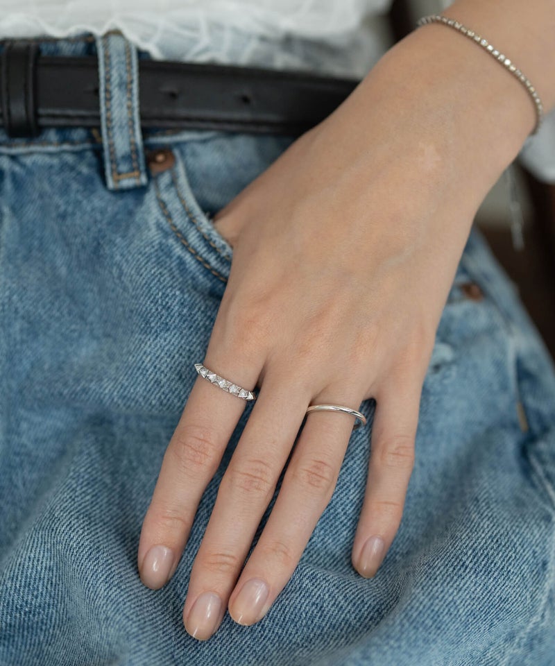 薬指リング Aureola-2mm*/c/ring/aureola-2mm