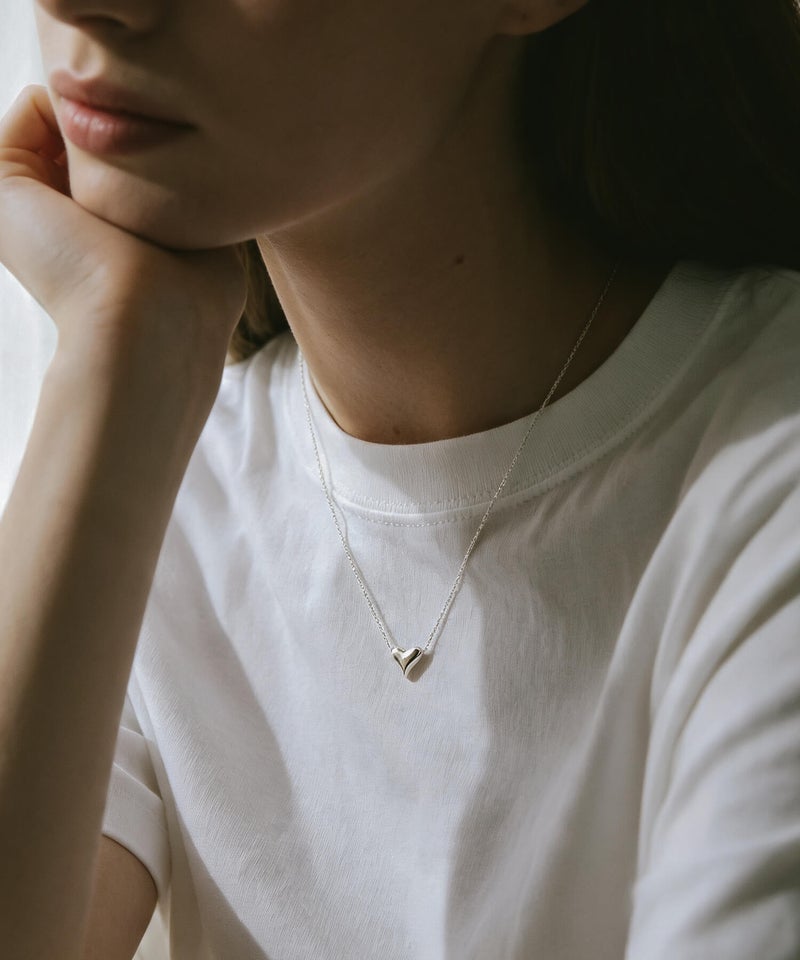 ハートネックレス ネックレス レディース シルバー925 シンプル